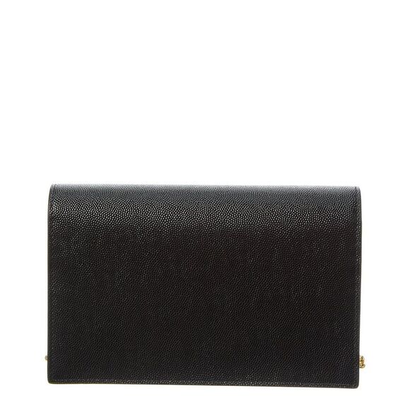 Saint Laurent Kate Leather Wallet On Chain - Picture 2 of 5